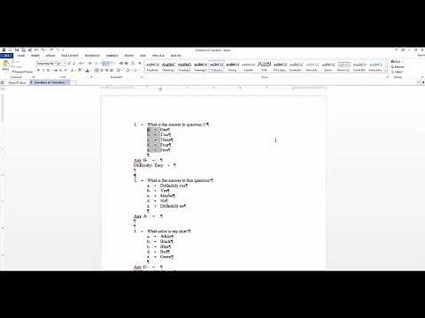 Convert Numbers to Text in MS Word