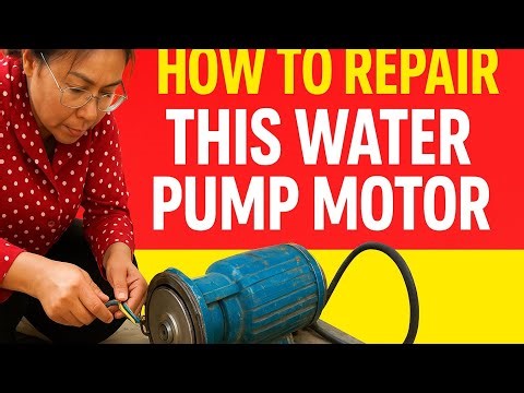 ⚙️ “How I Fixed a Dead Water Pump Motor Like a Pro in Minutes!”