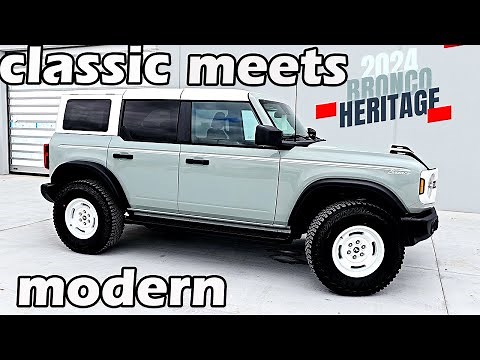 2024 Ford Bronco Heritage: Classic meets Modern with EXCLUSIVE features....