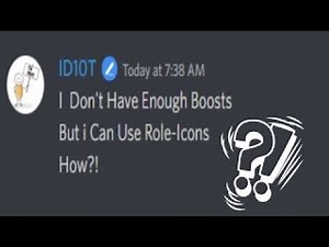 Use Role - Icon Feature Without Nitro Boost Discord ?! || 2022 Trick || Role - Icon Bot || #ID10T