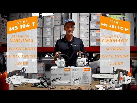 Reviewing the 2 BEST chainsaws of 2021 - STIHL MS 194 T vs MS 201 TC-M
