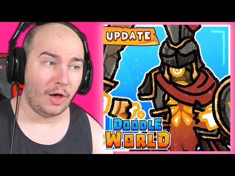 BEATING THE NEW DUNGEON UPDATE IN DOODLE WORLD!