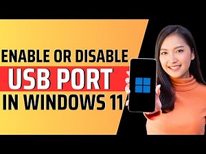 How to enable or disable usb port in laptop windows 11 - Full Guide 2023