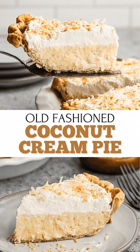 Easy Old-Fashioned Coconut Cream Pie Recipe