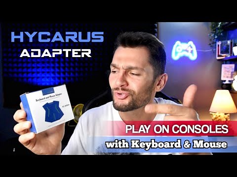HYCARUS Keyboard and Mouse Adapter for Switch/XBOX One/XBOX Series X/S / PS3/ PS4