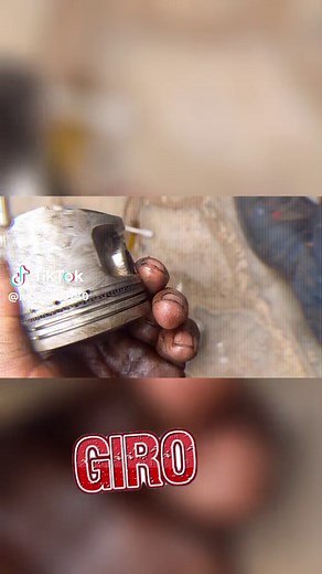 Close-Up Crafting of a Piston in a Workshop