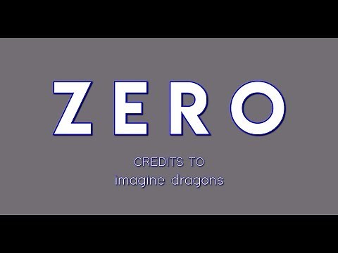 Imagine Dragons - Zero (Lyrics Video)