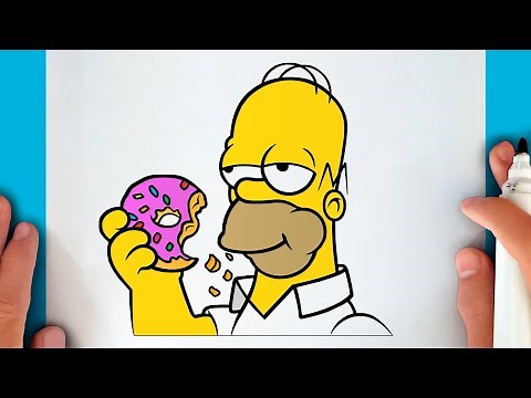 HOW TO DRAW HOMER SIMPSON