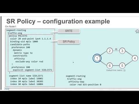 Segment Routing Traffic Engineering (SR-TE) - Concepts - Part 3