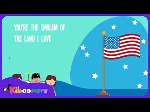 You're A Grand Old Flag Lyric Video - The Kiboomers Preschool Songs & Nursery Rhymes for Kids