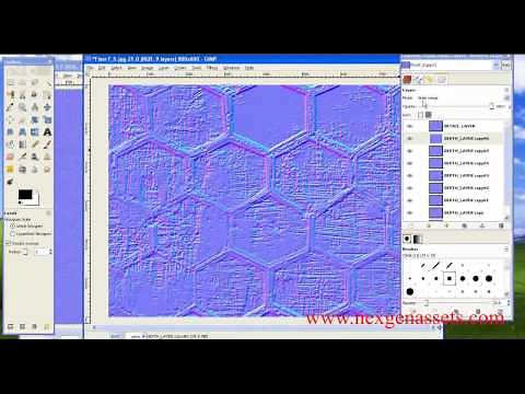 Advance Normal Map generation in Gimp