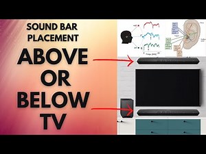 🔥 Best placement for soundbar | Soundbar placement | Soundbar placement above or below tv 🔥