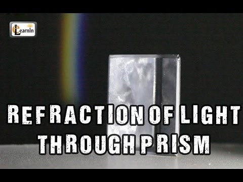 Refraction of Light Experiment | Dispersion of Light through Prism | Science Experiments for kids