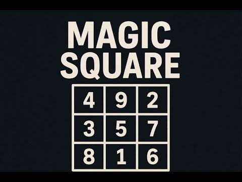 The magic square game explained