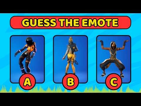 Guess The FORTNITE EMOTE By Its Sound