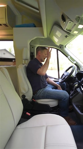 When it’s time to explore off-grid, this AWD RV has you covered. Camp anywhere in the 2026 Compass GO 22MT thanks to its 200 amp-hours of lithium batteries and electric drop-down Queen-size bed that can be lowered or raised the whole way to use the spacious rear storage garage with two doors for easy access. Build and price your own at www.thormotorcoach.com/compass. | Thor Motor Coach