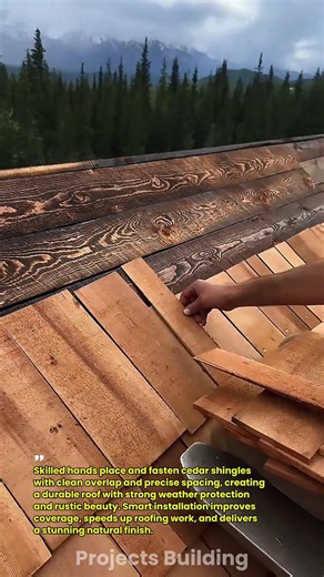 Cedar Shingle Roof Installation