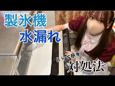 Water leaking from ice maker! A professional teaches you how to fix it yourself