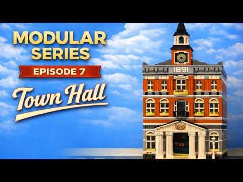 LEGO Town Hall 10224 Speed Build | Modular Series Speed Build Timelapse