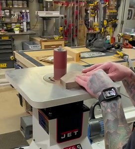 3.6K views · 62 reactions | The new JET Flip Top Benchtop Machine Stand is the perfect solution for almost any benchtop machine! With 5 inches of height adjustment, benchtop machines can be located at their optimal height for the user. The large 20 x 25 in. table top can hold up to 300 lbs and two machines! Can't get much better than that  Our friend The Handy Fireman is making great use out of his!  Learn more at https://bit.ly/jetfliptoptables | JET Tools | Facebook