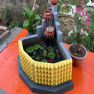 120K views · 459 reactions | Creative Waterfall Fish Tank From Egg Tray, Plastic Bottles, Styrofoam, Foam Boxes #diy #build #building #fish | Quintin265 | Facebook