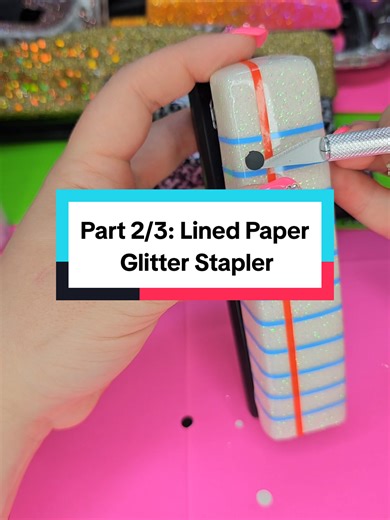 DIY Glitter Stapler Decoration for Teachers