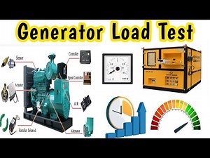 How to test 3 phase Diesel Generator | Generator load bank test | Diesel Generator Working