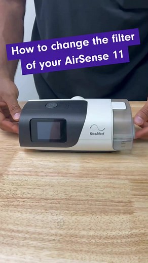 How to Change the Filter of Your Airsense 11 #cpap #resmed #cpaptips #sleep #insomnia #sleepapnea