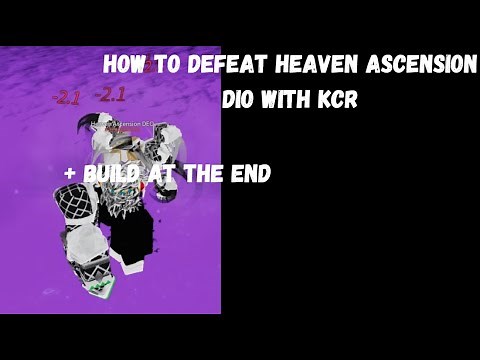 [YBA] How To Defeat Heaven Ascension Dio with KCR