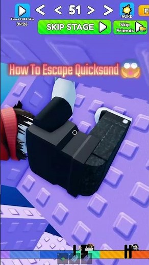 How To Escape Quicksand 😱 #roblox #itzcutieplayzrobloxedits #rantsroblox