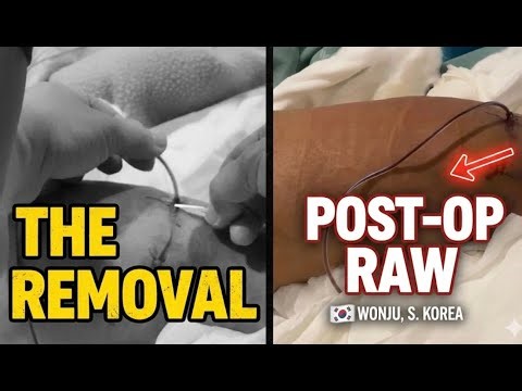 Surgical Tubing Removed and Stapled Shut after ACL Surgery in Korea