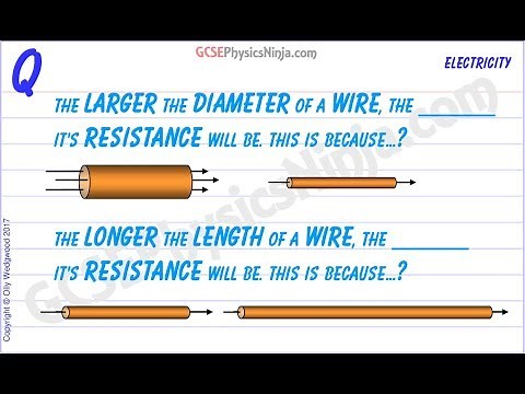Resistance of a Wire vs. Diameter and Length - Electricity Physics GCSE