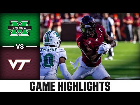 Marshall vs. Virginia Tech Game Highlights | 2024 ACC Football