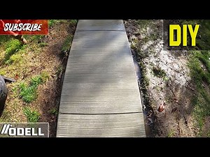 How to Build a Concrete Sidewalk