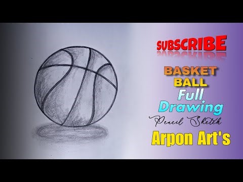 How to Draw a Basketball | Super Easy Drawing Step by Step Tutorial.
