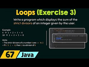 Loops in Java (Exercise 3)