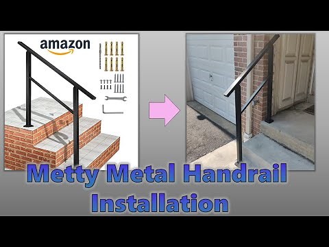 Amazon Metal Stair Handrail Installation Instructions / Guide: Metty VIVOSUN VZNEK FOYUEE