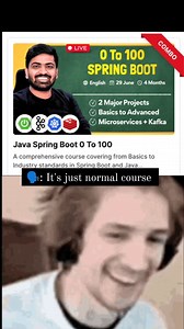 Coding Shuttle on Instagram: "Link in bio 🖇️ The most demanding Backend Development Course is launched on coding shuttle website 🤯 #springboot #java #codingshuttle"
