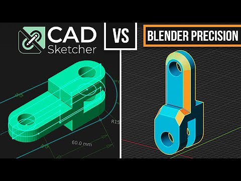 CAD Sketcher VS Precision Modeling In Blender 3.2