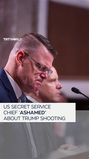 The acting US Secret Service Director, Ronald Rowe, expresses shame over a major security lapse in the attempted assassination of former President Trump during testimony before two Senate committees. | TRT World
