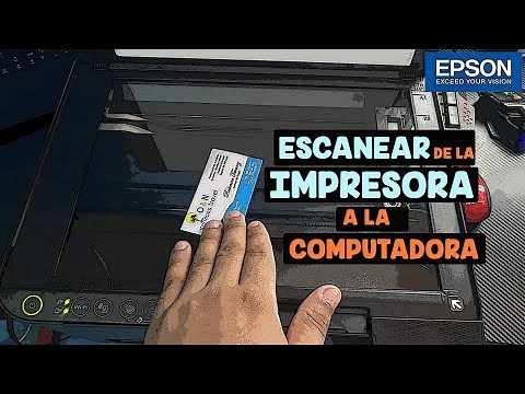 Escanear de la IMPRESORA al PC 🖨️ Epson L3110 L3150 L4150 L380 Tutorial Completo.