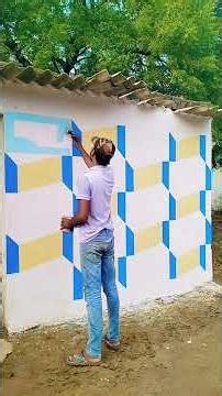 Creative Wall Art 🎨 #shorts #art #viral #artist #lifeisbutadream #painting #graffiti #3d #3dart