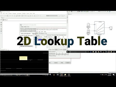 Simulink Tutorial - 22 - 2 Dimensional Lookup Table