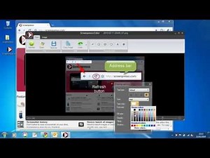 Screenpresso built-in Editor