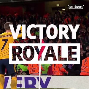 54K views · 530 reactions | Antoine Griezmann has been showing off his Fortnite celebrations  Quarters: Griezmann eliminated Sporting... Semis: Griezmann eliminated Arsenal... Final: Griezmann eliminated Marseille... Last man standing in the Europa League  #1 Victory Royale! #Fortnite | TNT Sports Football | Facebook