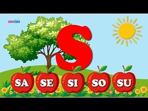 Música Aprendendo a Letra S - SA SE SI SO SU - Família Silábica do S - SÍLABAS