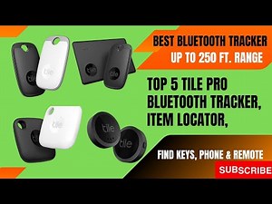 Top 5 Best Bluetooth Tracker & Key finder (2023) | Tile Pro Review