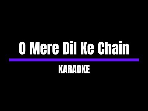 O Mere Dil Ke Chain | Sanam (Karaoke Version)