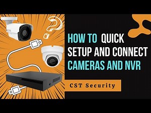 🙌 How to Quick Setup and Connect Cameras and NVR - Solutions