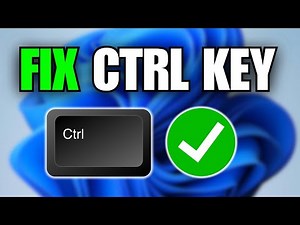 How To Fix CTRL Key Not Working In Windows 11